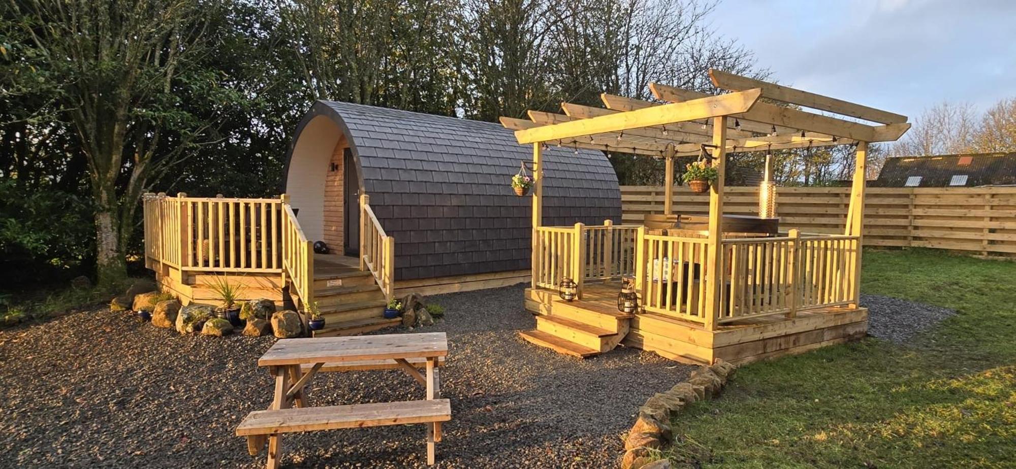 Hotel Campsie Luxury Pods With Hot Tub Glasgow Esterno foto